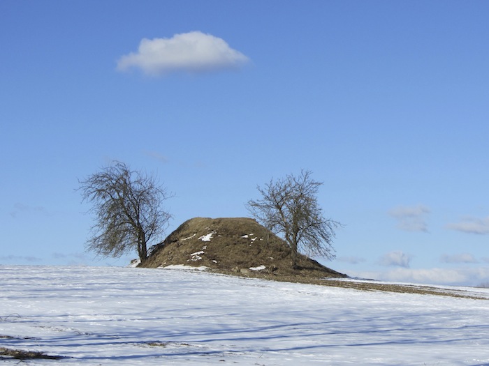 Fil:Gravhøj ved Bundsvej ved Ganløse 2.jpg